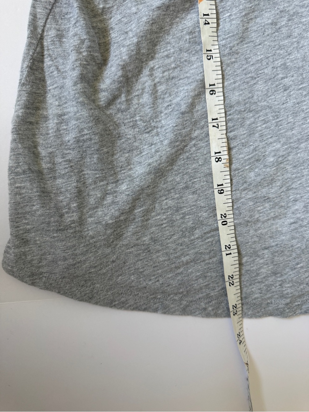 Eileen Fisher Organic Cotton Gray Short Sleeve Crewneck Tee Size Petite Large - Picture 5 of 6